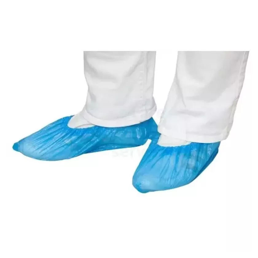 Housse chaussure visiteur PE bleu