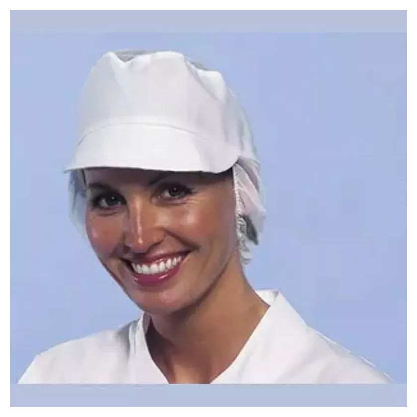 Casquette femme gaze et resille blanche reference 254