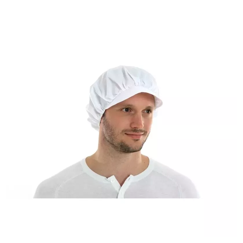 Resille avec visiere CMT 35 pourcent coton 65 pourcent polyester
