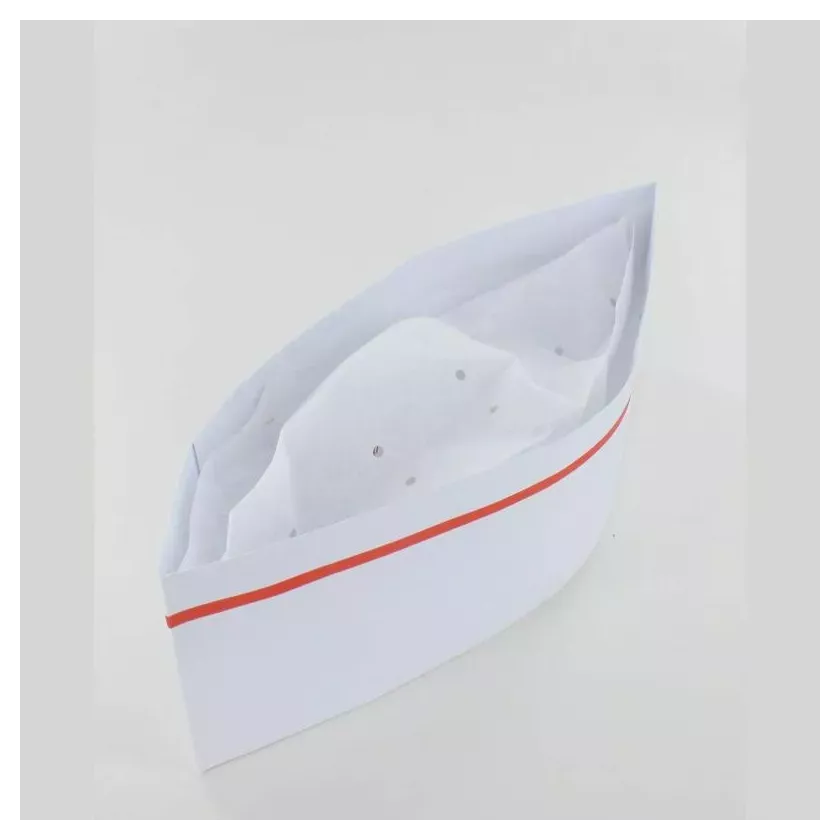 Bonnet boucher papier ligne rouge