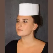 Bonnet boucher papier blanc