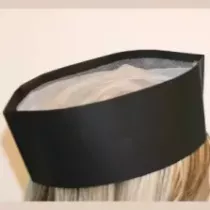 Bonnet boucher papier noire