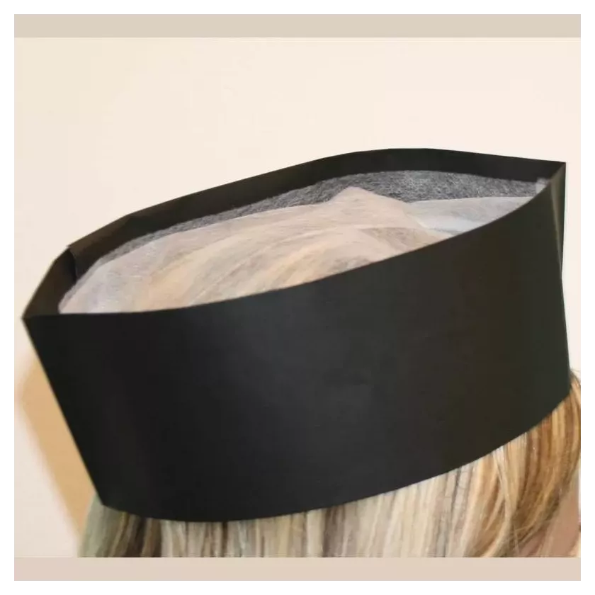Bonnet boucher papier noire