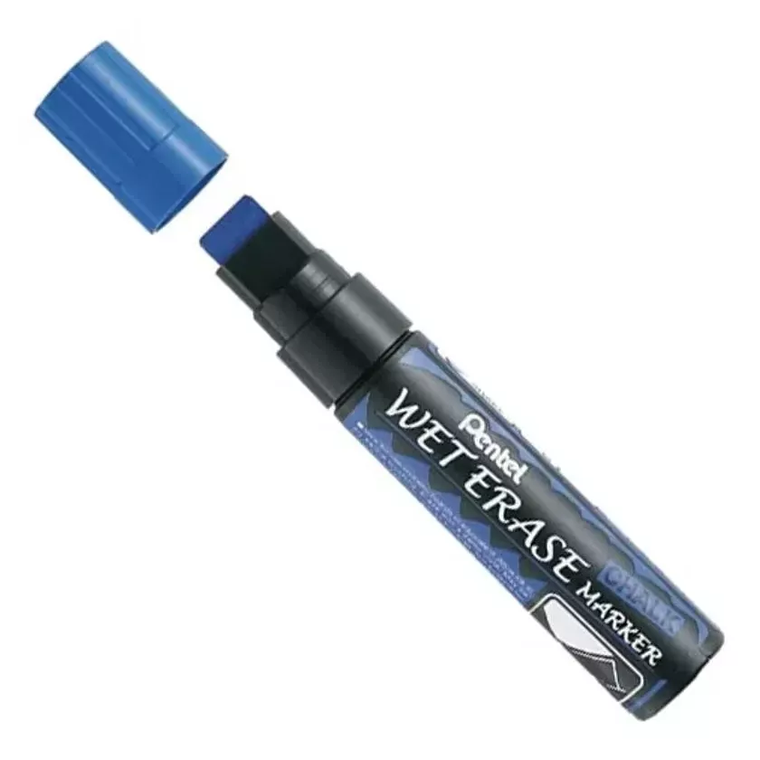 Feutre-craie 16mm bleu Pentel