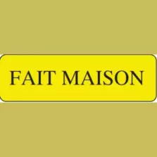 Autocollant fait maison 15x50mm rectangle jaune