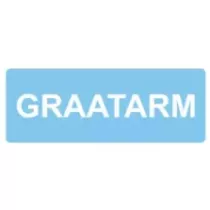Autocollant graatarm 17x46mm rectangle bleu