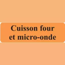 Autocollant cuisson four et micro-onde 20x75mm rectangle orange