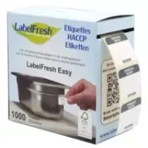 Autocollant mardi 30x25mm Labelfresh Easy