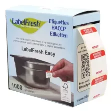 Autocollant mercredi 30x25mm Labelfresh Easy