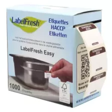 Autocollant jeudi 30x25mm Labelfresh Easy