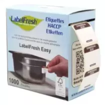 Autocollant jeudi 30x25mm Labelfresh Easy