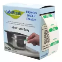 Autocollant vendredi 30x25mm Labelfresh Easy