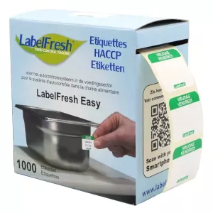 Autocollant vendredi 30x25mm Labelfresh Easy