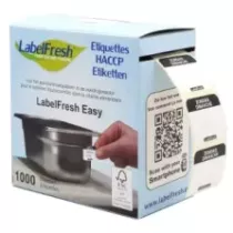 Autocollant dimanche 30x25mm Labelfresh Easy