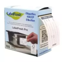 Autocollant mardi 70x45mm Labelfresh Pro