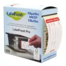 Autocollant mercredi 70x45mm Labelfresh Pro