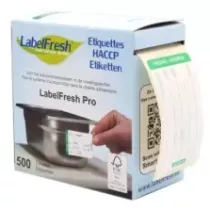Autocollant vendredi 70x45mm Labelfresh Pro