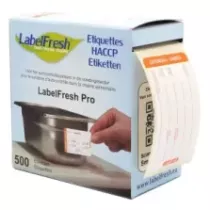 Autocollant samedi 70x45mm Labelfresh Pro