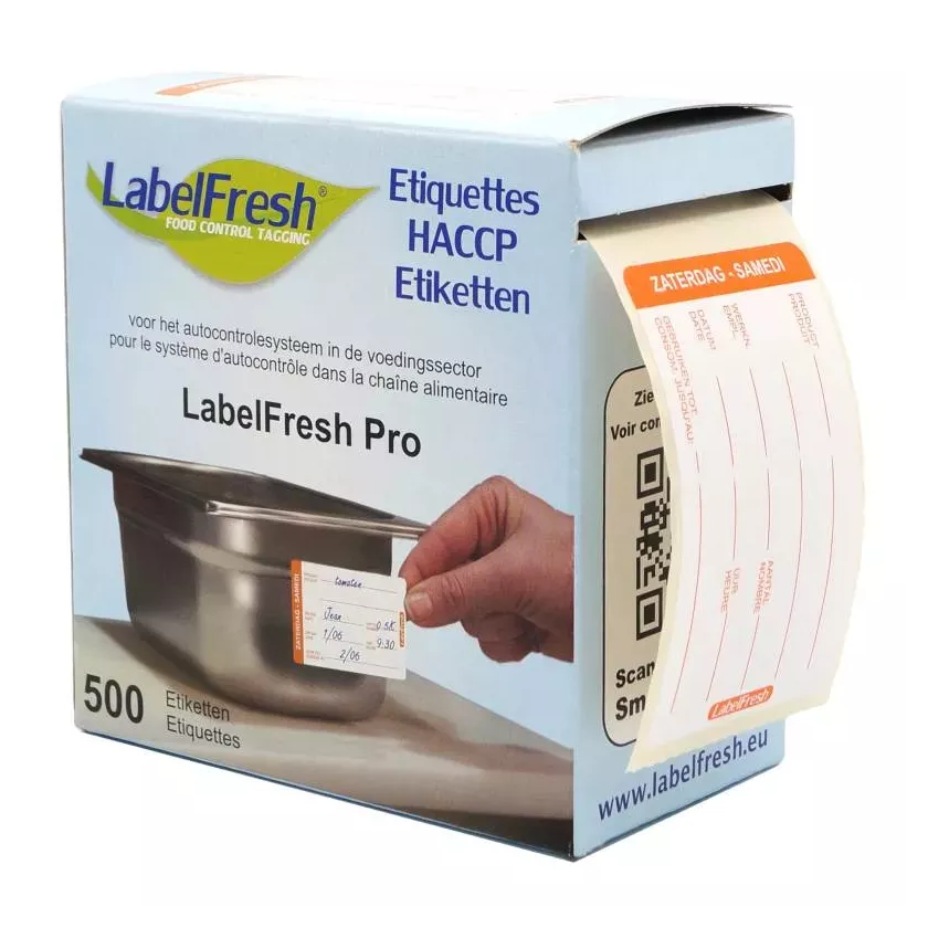 Autocollant samedi 70x45mm Labelfresh Pro