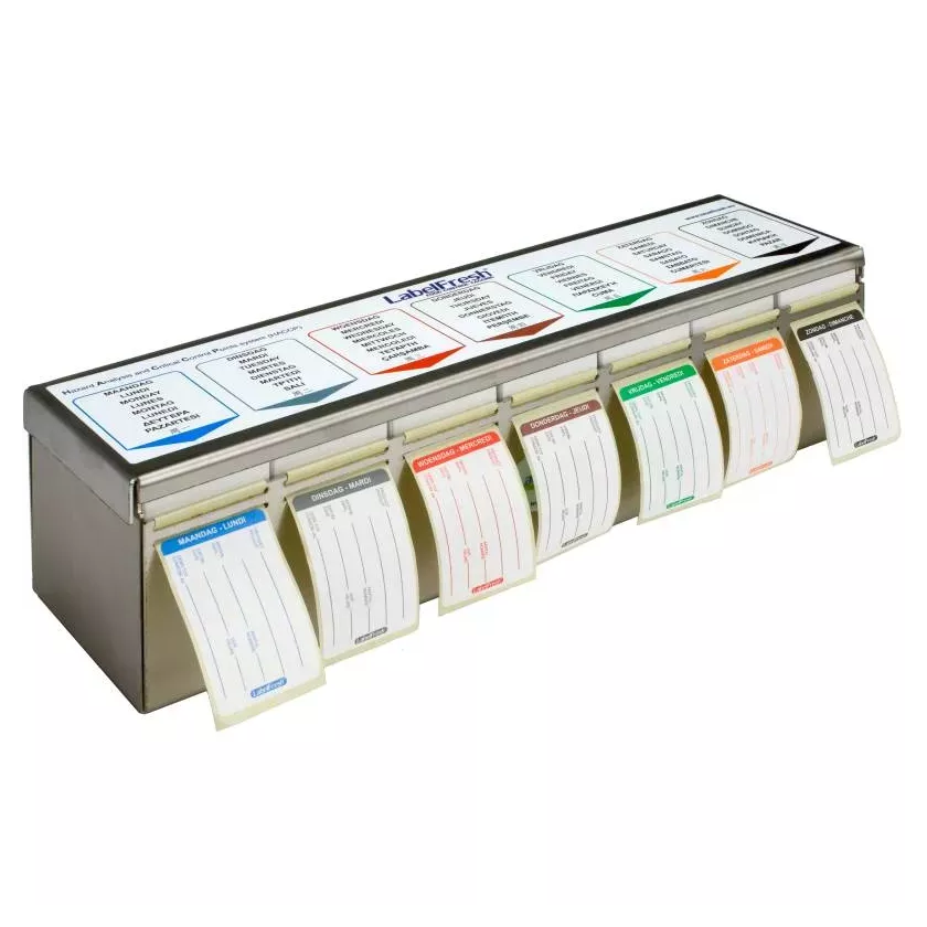 Labelfresh starterkit inox NL-FR 7x500 autocollants Pro 70x45mm