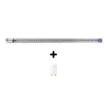 Tube LED 9W plus starter AGR80 AGR18 anti-eclat