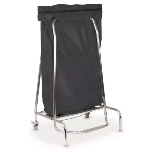 Support sac poubelle 110L 520x190x955mm fermeture a pincement