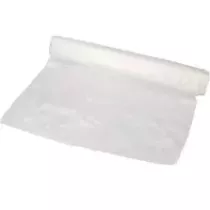 Sacs poubelles 240L 70my 65-25x140cm LDPE transparent 10 rouleaux 10 pieces