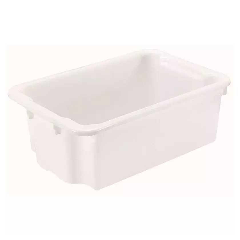 Bac empilable emboitable G 30L blanc 600x400x220mm