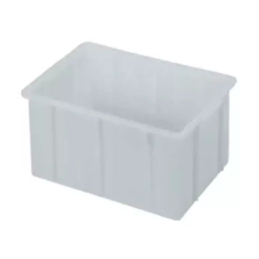 Bac empilable 20L synthetique blanc 450x320x200mm
