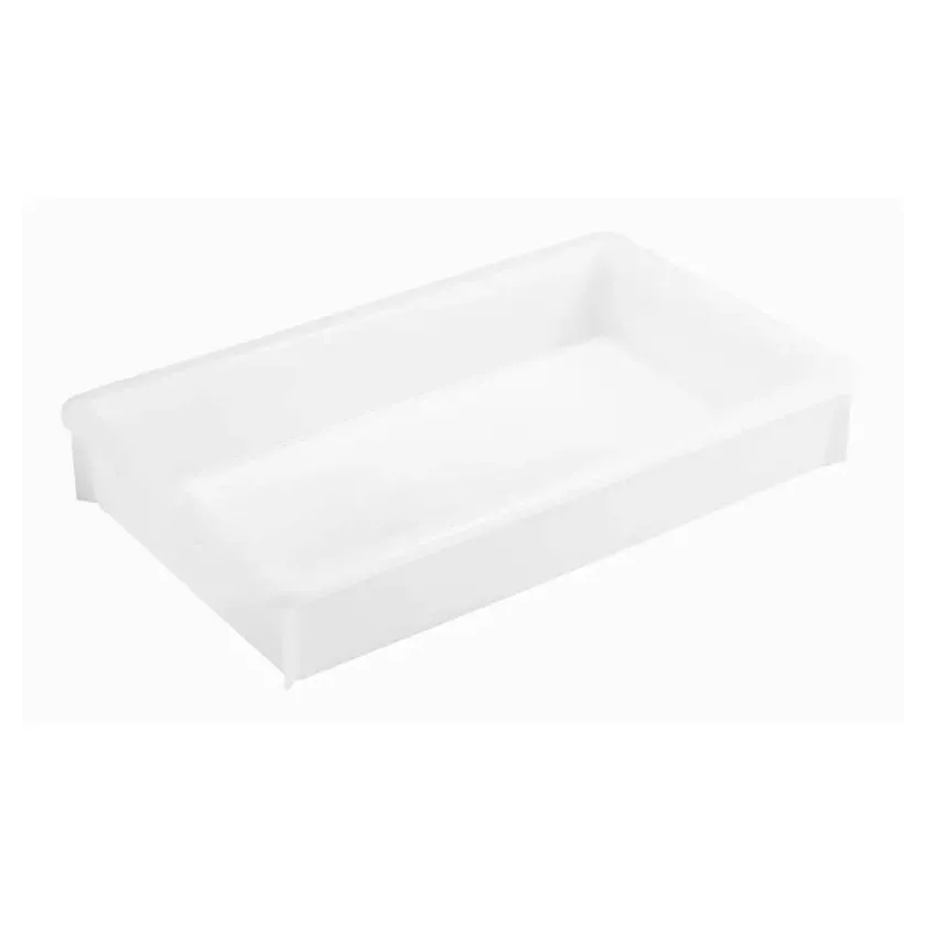 Bac empilable 15L lisse blanc 580x360x100mm