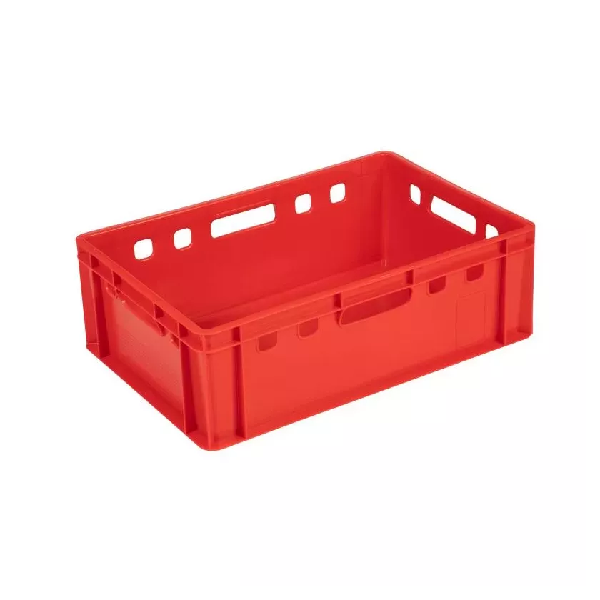 Bac empilable euronorm E2 rouge 600x400x200mm