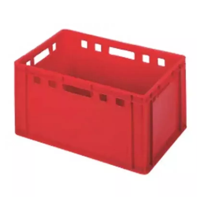 Bac empilable euronorm E3 rouge 600x400x300mm