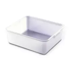 Bac a viande 20L blanc 440x350x160mm