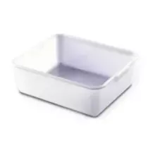 Bac a viande 20L blanc 440x350x160mm