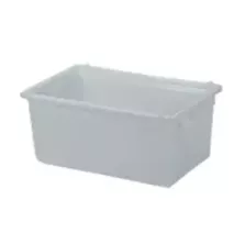 Bac hygienique 80L lisse blanc 750x490x300mm
