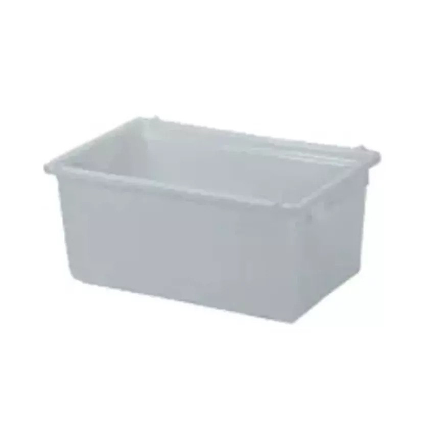 Bac hygienique 80L lisse blanc 750x490x300mm