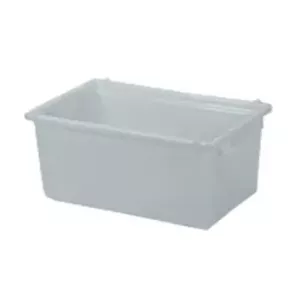 Bac hygienique 80L lisse blanc 750x490x300mm