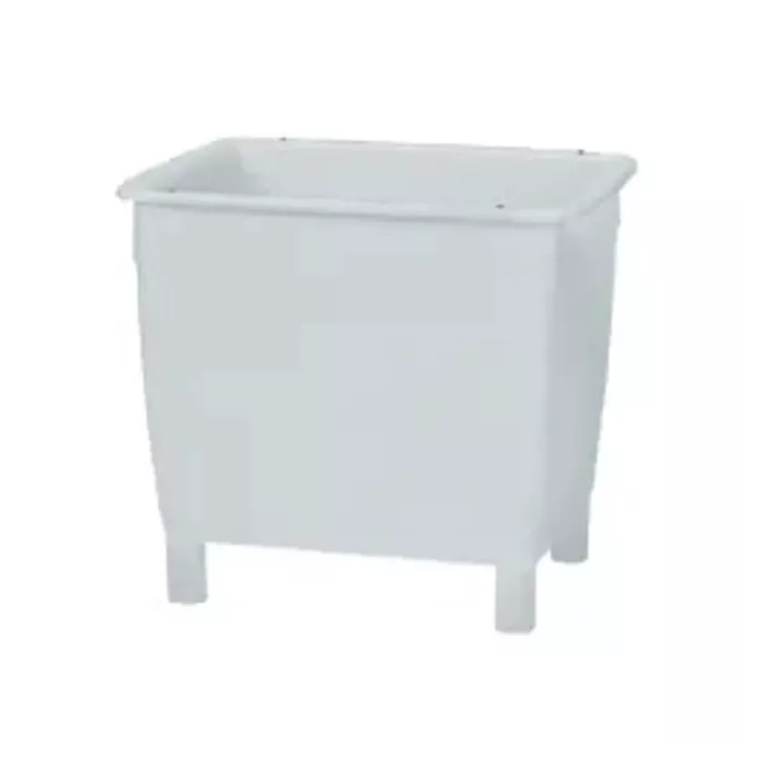Bac salaison 210L avec trou pieds blanc 800x600x680mm