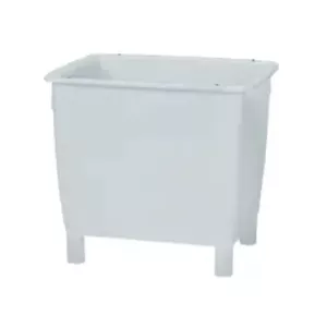 Bac salaison 210L avec trou pieds blanc 800x600x680mm
