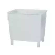 Bac salaison 400L pieds blanc 950x700x825mm