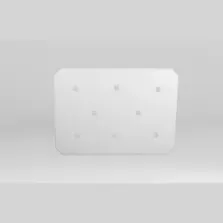 Planche nylon avec trou pour bac 400L 825x620x10mm