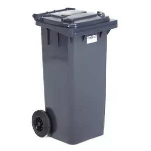 Poubelle 120L grise 480x550x930mm