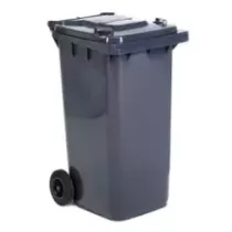 Poubelle 240L grise 580x725x1070mm