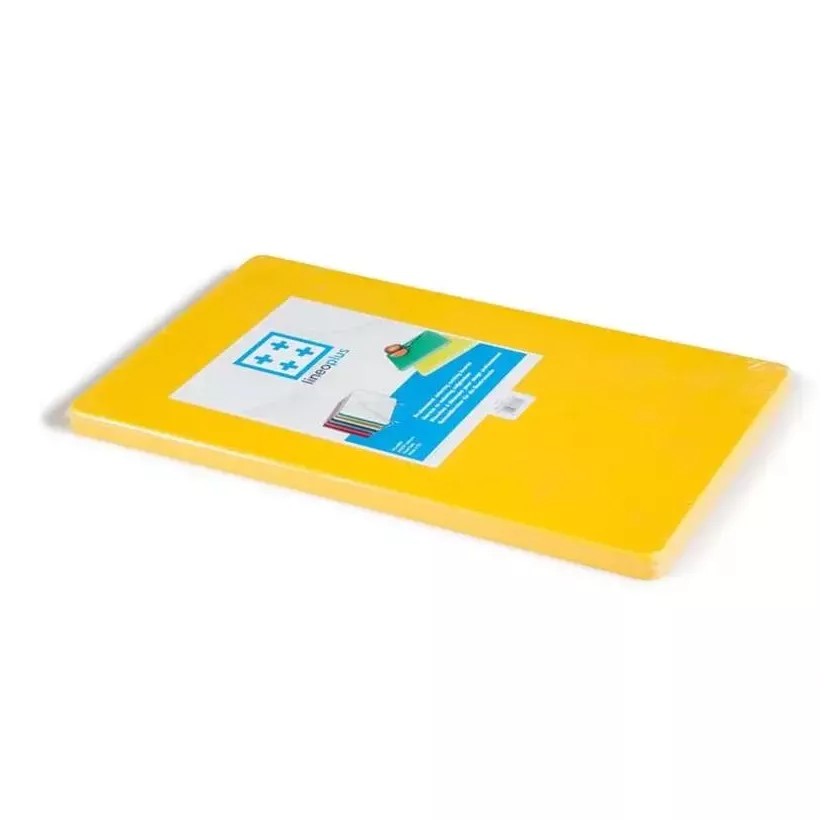 Planche a decouper 500x300mm jaune h20mm plate