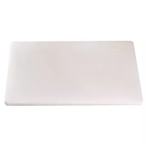Planche a decouper 600x330mm blanche h40mm plate