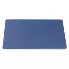 Planche a decouper 600x330mm bleue h40mm plate