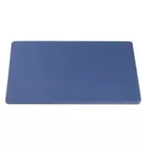 Planche a decouper 600x330mm bleue h40mm plate