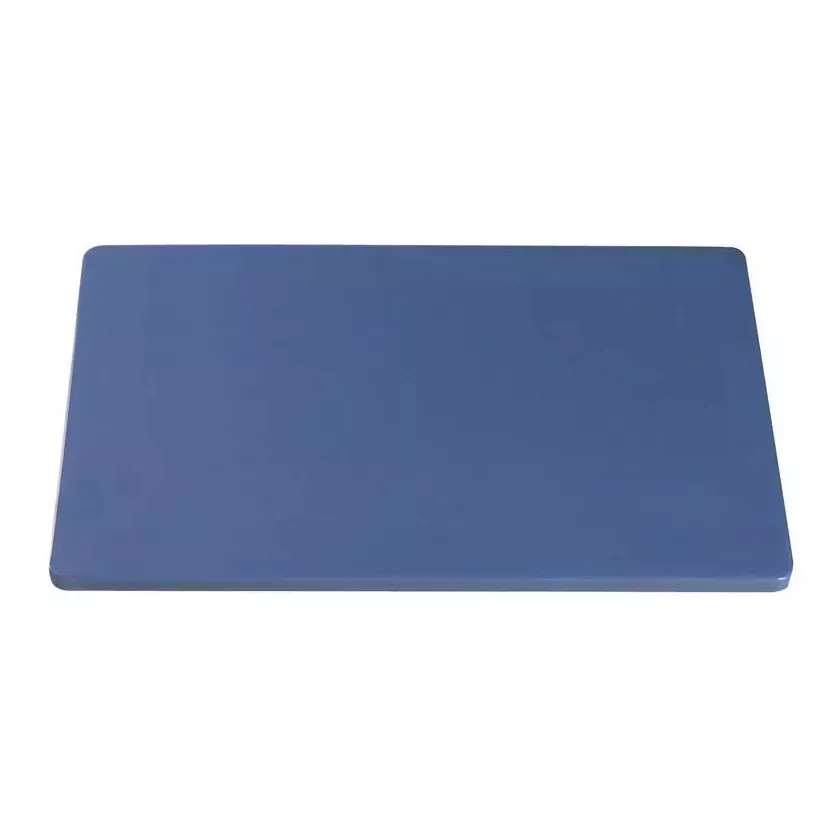 Planche a decouper 600x330mm bleue h40mm plate