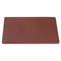 Planche a decouper 600x330mm brune h40mm plate