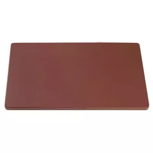 Planche a decouper 600x330mm brune h40mm plate